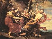 VOUET, Simon Father Time Overcome by Love, Hope and Beauty hf oil painting picture wholesale